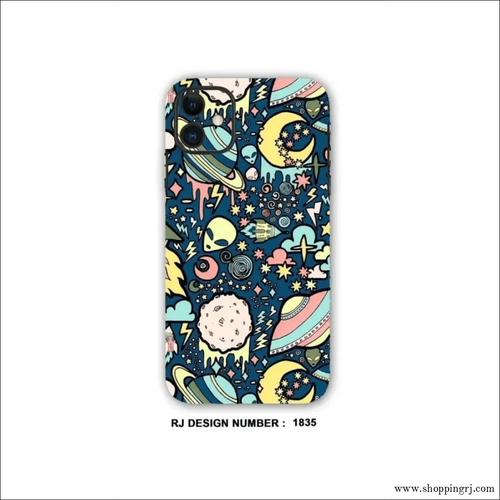 COLLAGE MOBILE SKIN| Alien Graffiti - Mobile skins - COLLAGE SKINMobile's back stickerMobile skins