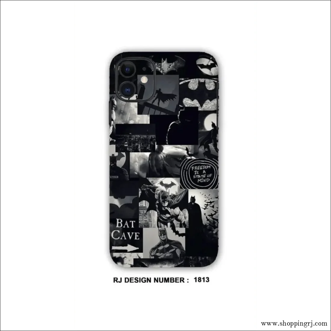 COLLAGE MOBILE SKIN| BATMAN Black