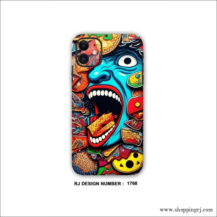 COLLAGE MOBILE SKIN| Cartoonish Face