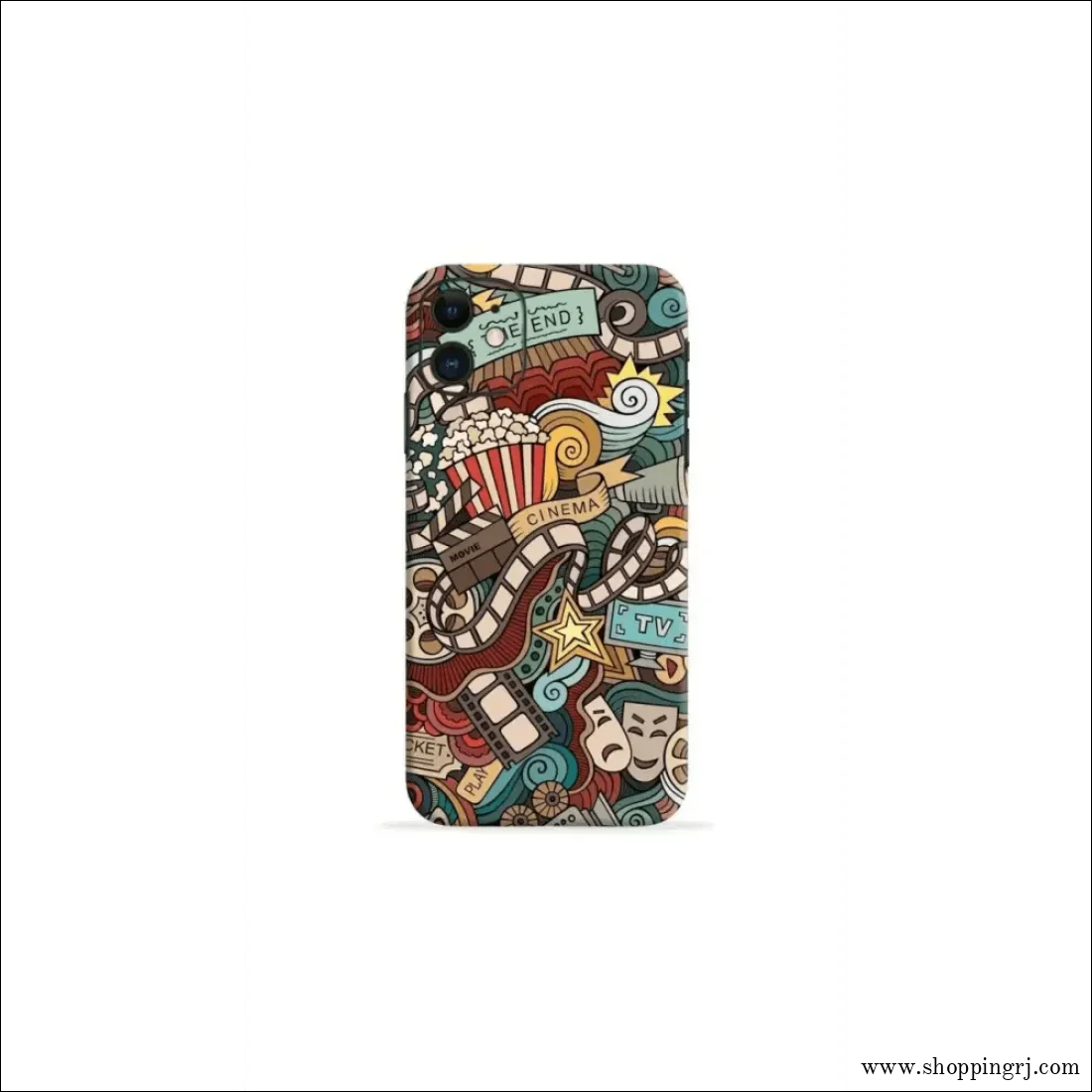 COLLAGE MOBILE SKIN|Cinema Abstract Mobile Skin