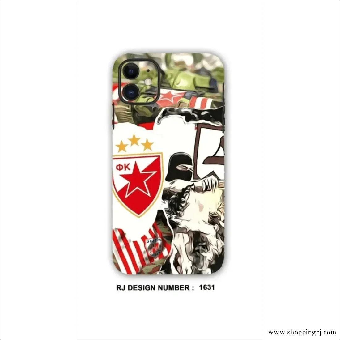 COLLAGE MOBILE SKIN| Crvena Zvezda