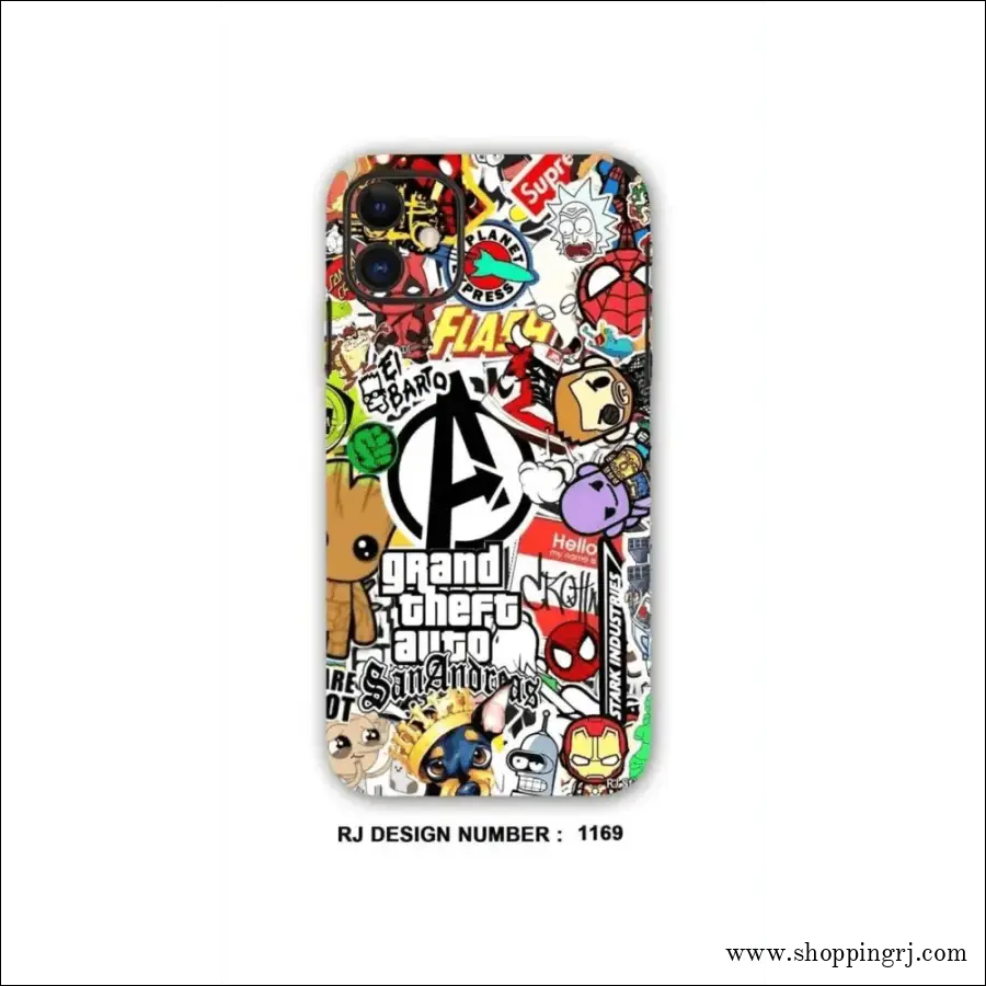 COLLAGE MOBILE SKIN|Grand Auto Theft