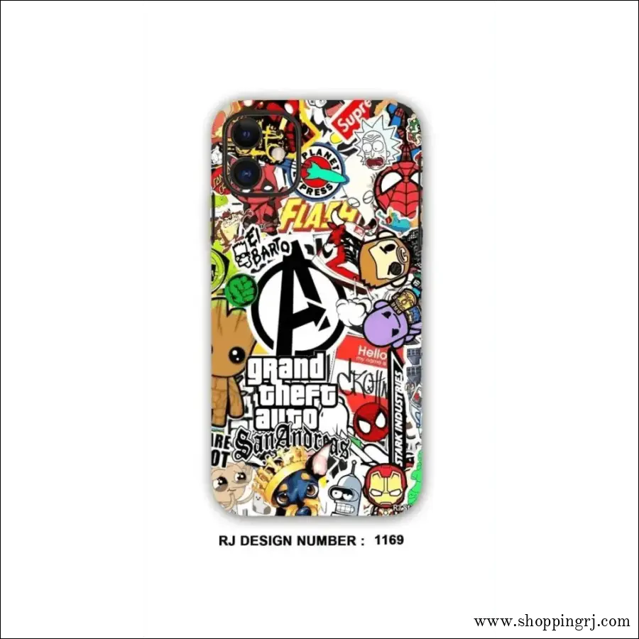 COLLAGE MOBILE SKIN|Grand Auto Theft