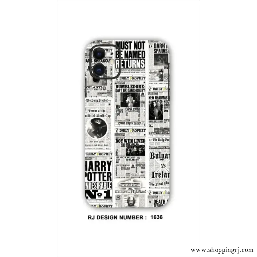 COLLAGE MOBILE SKIN| Harry Potter NEWS PAPER 2