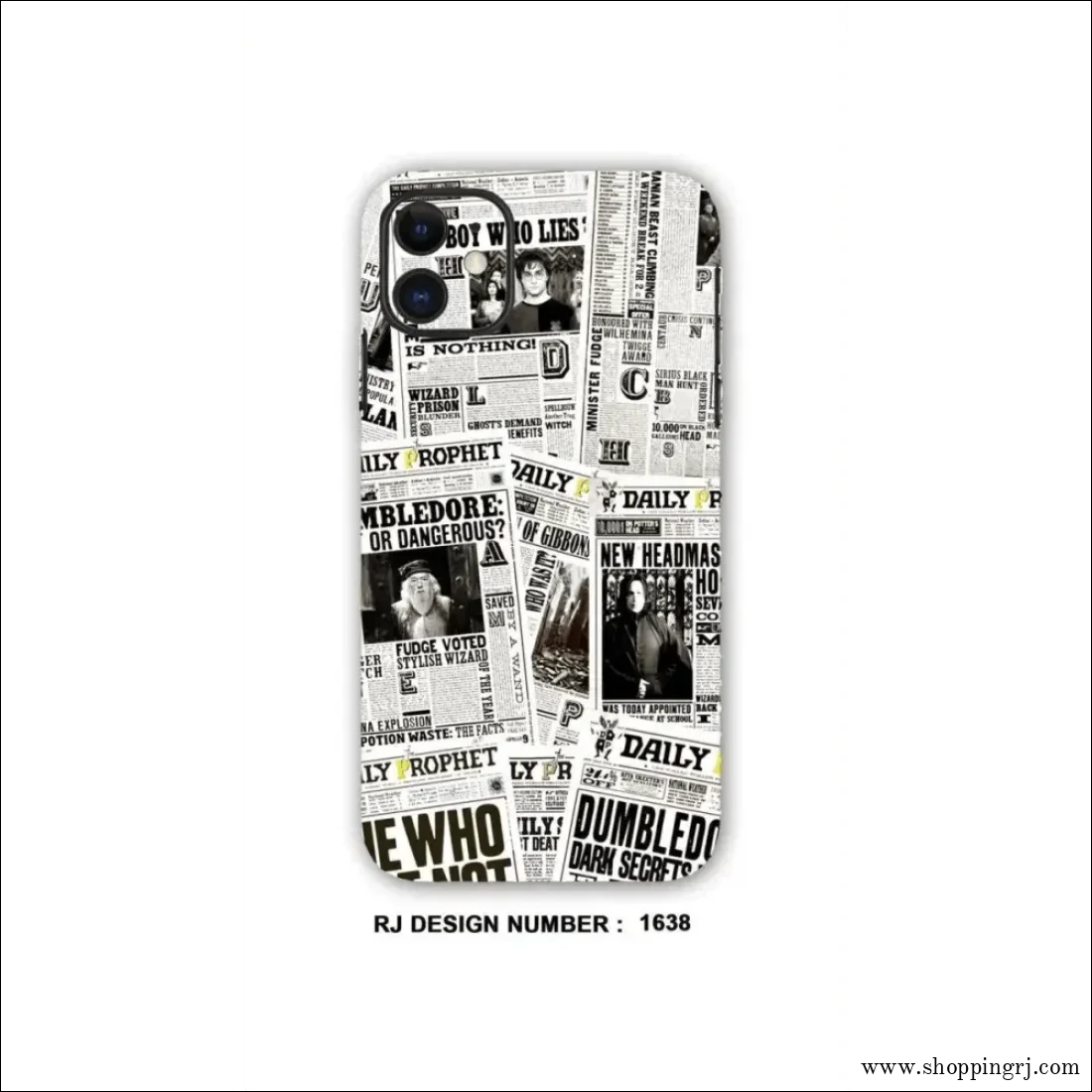 COLLAGE MOBILE SKIN| Harry Potter NEWS PAPER