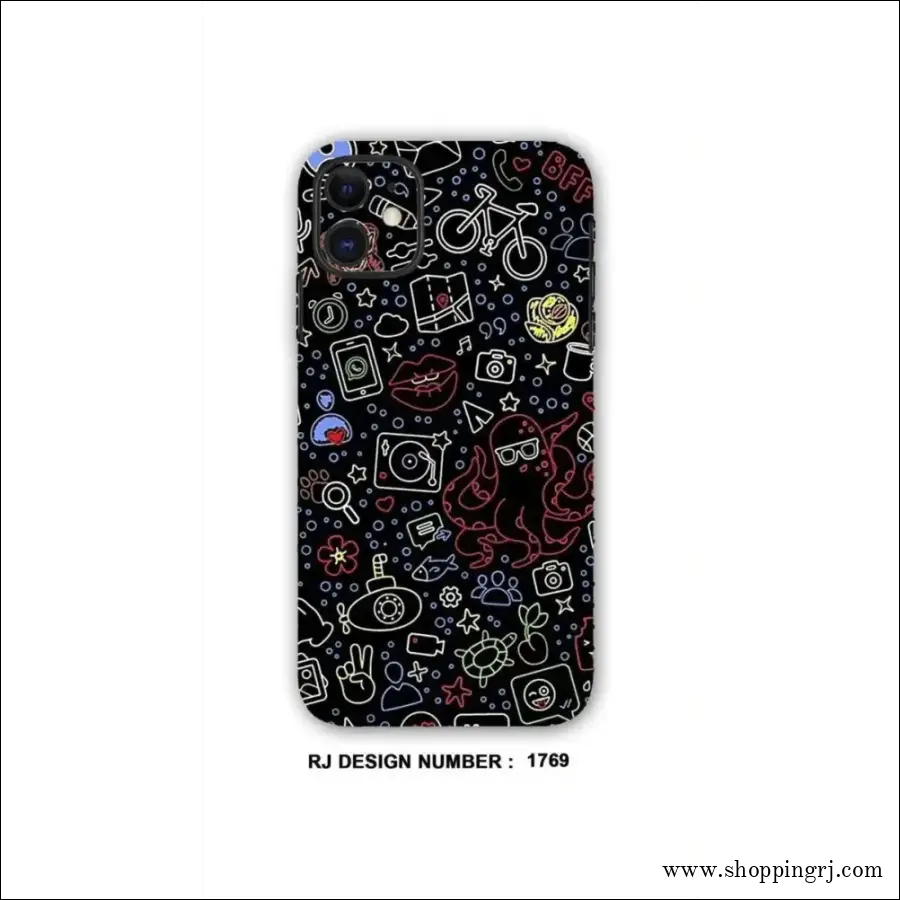 COLLAGE MOBILE SKIN| Lips, Cycle, Camera