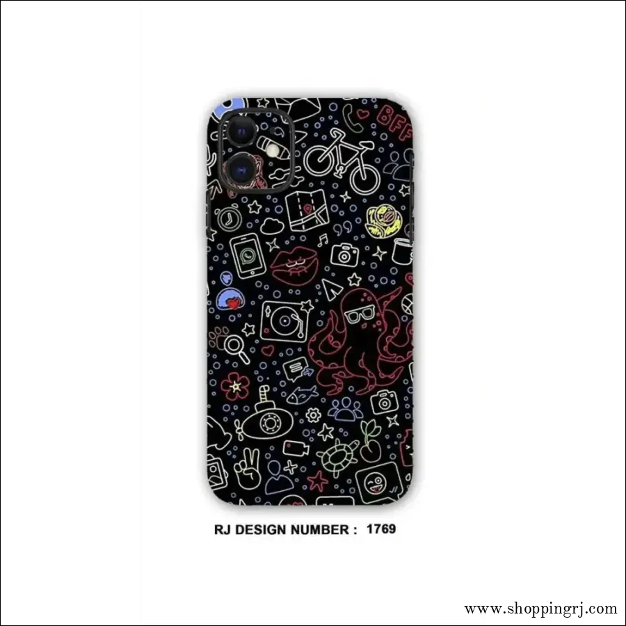 COLLAGE MOBILE SKIN| Lips, Cycle, Camera