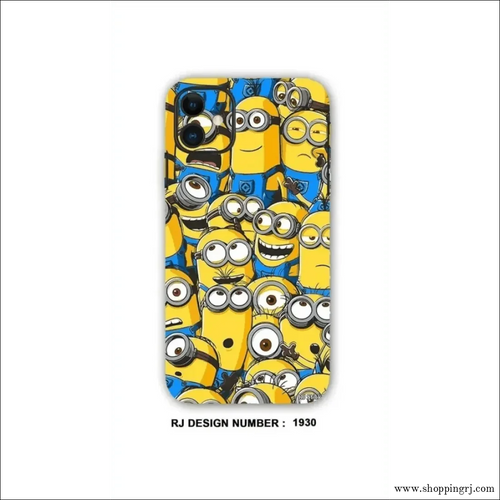 COLLAGE MOBILE SKIN| Minions Yellow - Mobile skins - cartoonMobile skinsCOLLAGE SKIN