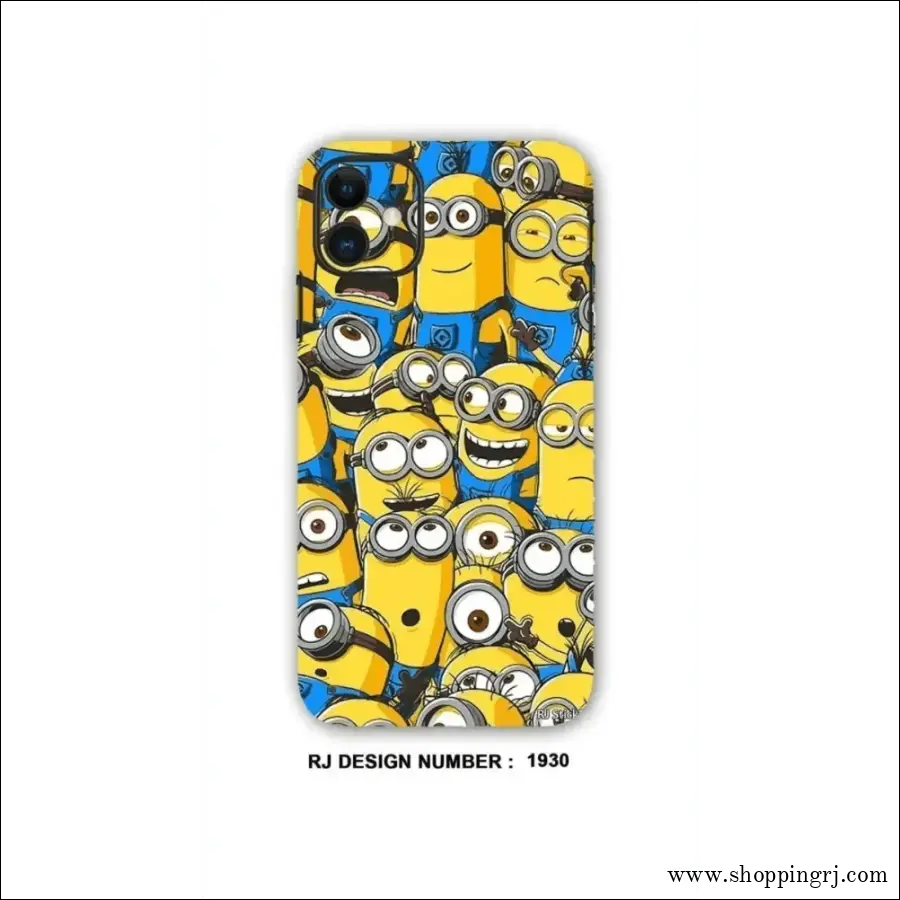 COLLAGE MOBILE SKIN| Minions Yellow