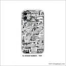 Collage Mobile Skin| News Pepar Graffiti - Mobile Skins
