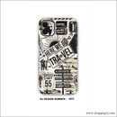 Collage Mobile Skin| Vintage Travel Stamps - Mobile Skins