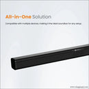 JUST CORSECA Sound Shack JST608 Soundbar | 20W | Wireless| Bluetooth USB AUX | Immersive Home Theater Audio - Bluetooth