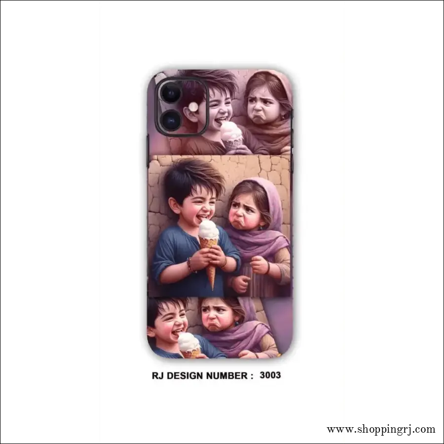 Couple Eating Icecream Mobile Skins Rj3003 Anime Mobile Wrapping - Mobile