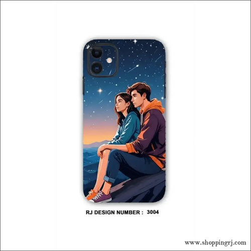 Couple Sitting on the Beach Mobile Skins Rj3004 Anime Mobile Wrapping - Mobile
