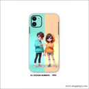 Couple Walking Garden Mobile Skins Rj3002 Anime Mobile Wrapping - Mobile