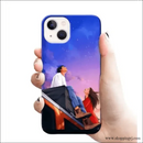 Couple Watching on the Sky Mobile Cover Rj1675 Plastic Hard Case - Mobile Covers