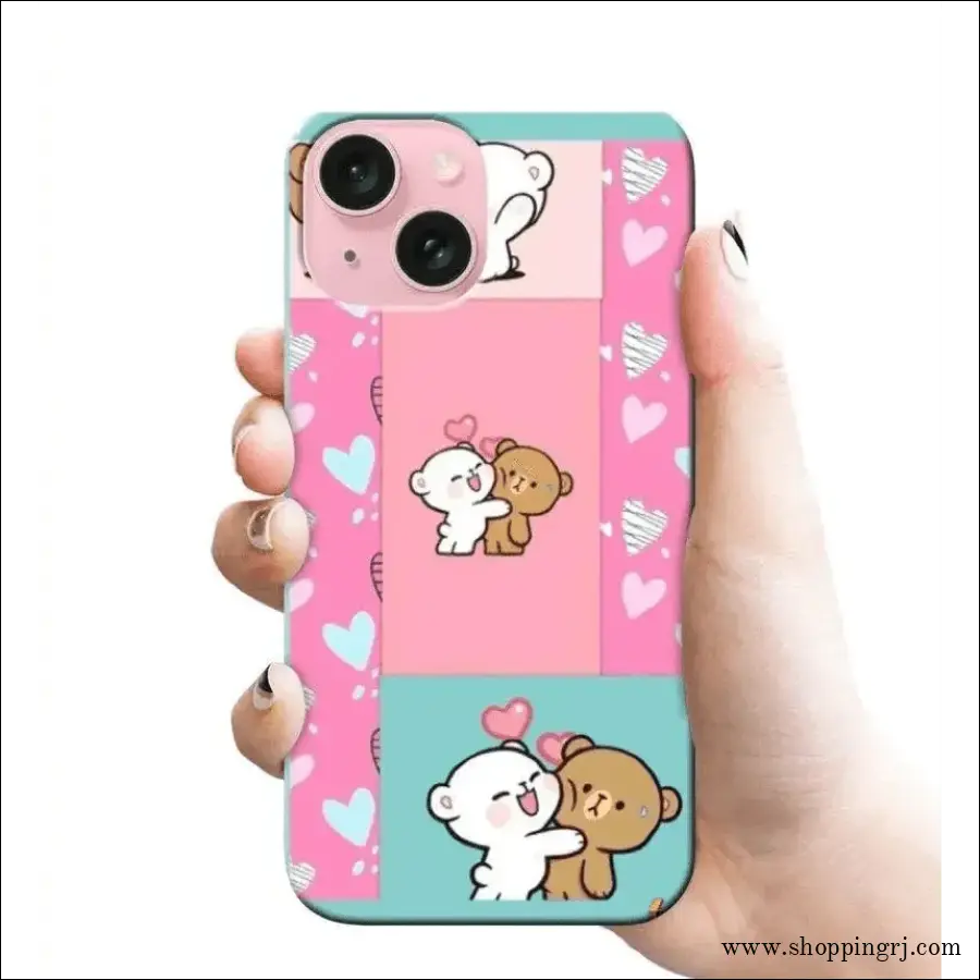 CUTE 2 panda COUPLES RJ 2917 PLASTIC HARD CASES
