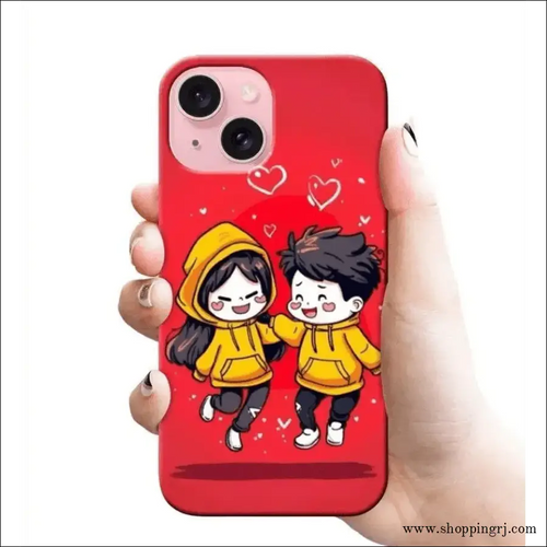 Cute Couples Rj 2910 Plastic Hard Cases - Mobile Covers