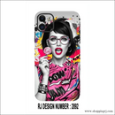 Cute Girl Eating Lollipop Mobile Skin - Mobile Skins