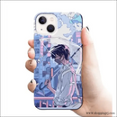 Cute Girl with Umbrella Mobile Cover Rj1777 Plastic Hard Case - Mobile Covers