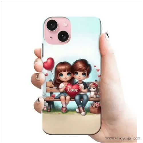 Cute Little Lovecouple Rj 2884 Plastic Hard Cases - Mobile Covers