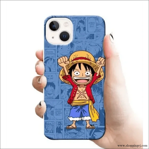 CUTE LUFFY mobile cover RJ 1808 Plastic hard case - Mobile covers - ANIME MOBILEcustomized mobile coveranime mobile covers