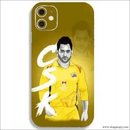 Dhoni CSK stills - Mobile skins - CricketMobile's back stickerMobile skins