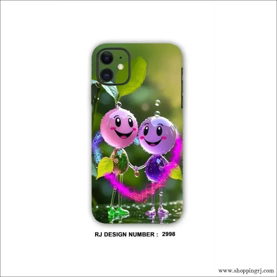 EMOJI COUPLE mobile skins RJ2998, ANIME MOBILE WRAPPING