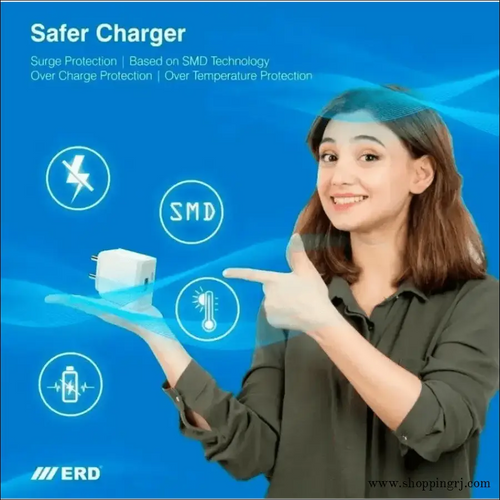 Erd 20 Watts 4 Ampere Wall Charger Adapter - White