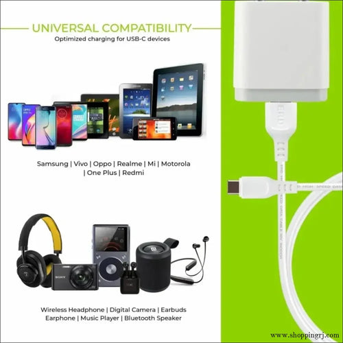 ERD TC - 11 5V/1Amp Mobile Charger with Lightning Detachable Cable (White) - charger - chargerNew arrivalchargers