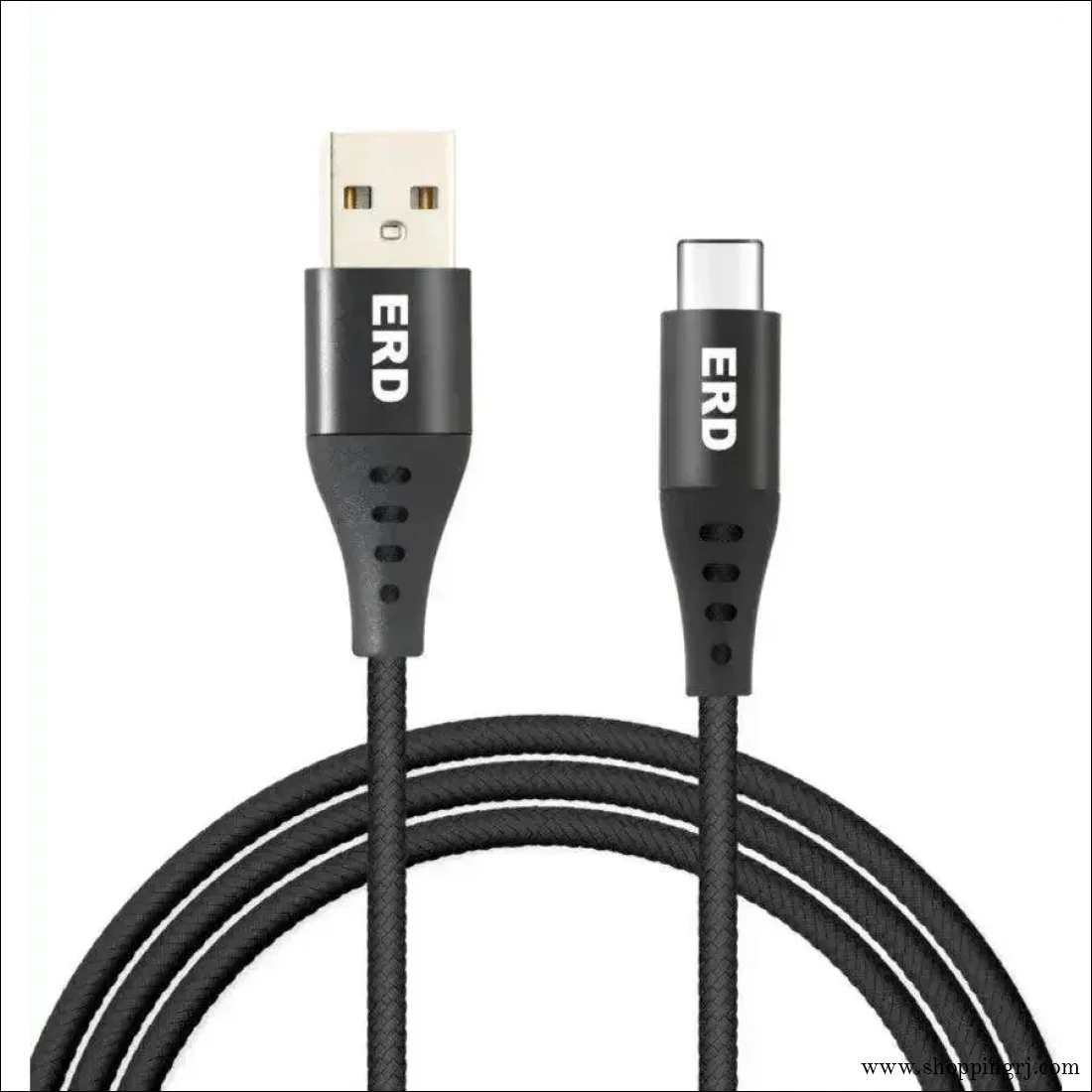 ERD UC 131 USB - C 35watt Braided Data Cable - Cable - 35w type c cableRJ mobiles and accessories Thoothukudicable