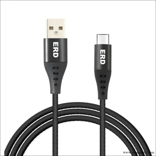 ERD UC 131 USB - C 35watt Braided Data Cable - Cable - 35w type c cableRJ mobiles and accessories Thoothukudicable
