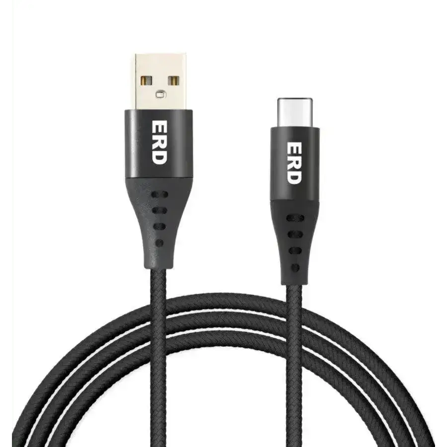 ERD UC 131 USB - C 35watt Braided Data Cable - Cable - 35w type c cableRJ mobiles and accessories Thoothukudicable