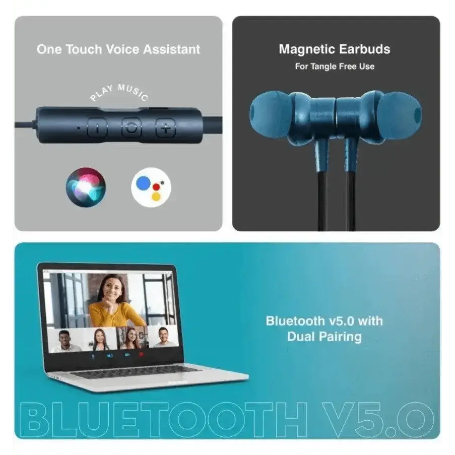 ERD W21 NECKBAND - neckband - bluetooth headphoneneckbandmobile