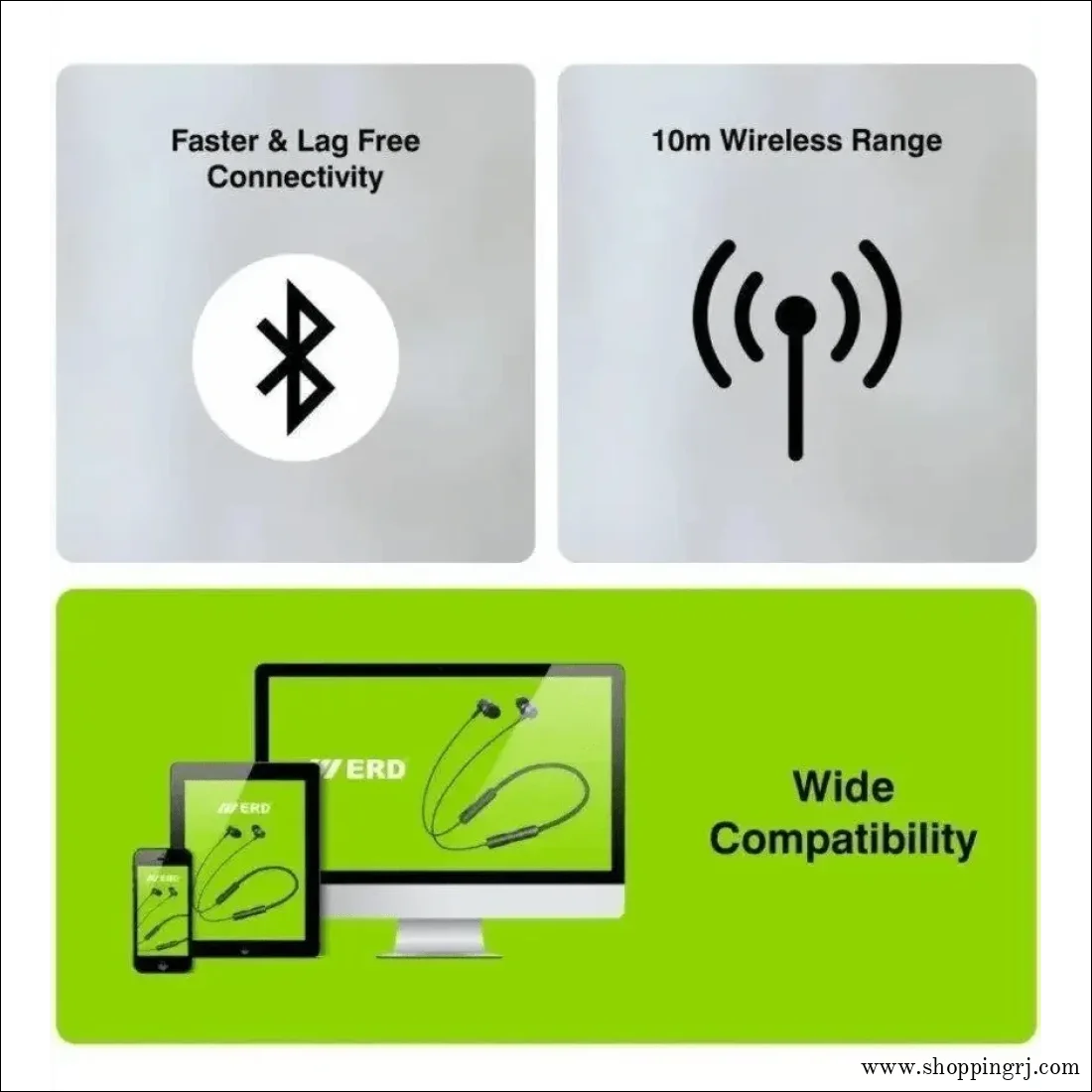 ERD W21 NECKBAND - neckband - bluetooth headphoneneckbandmobile