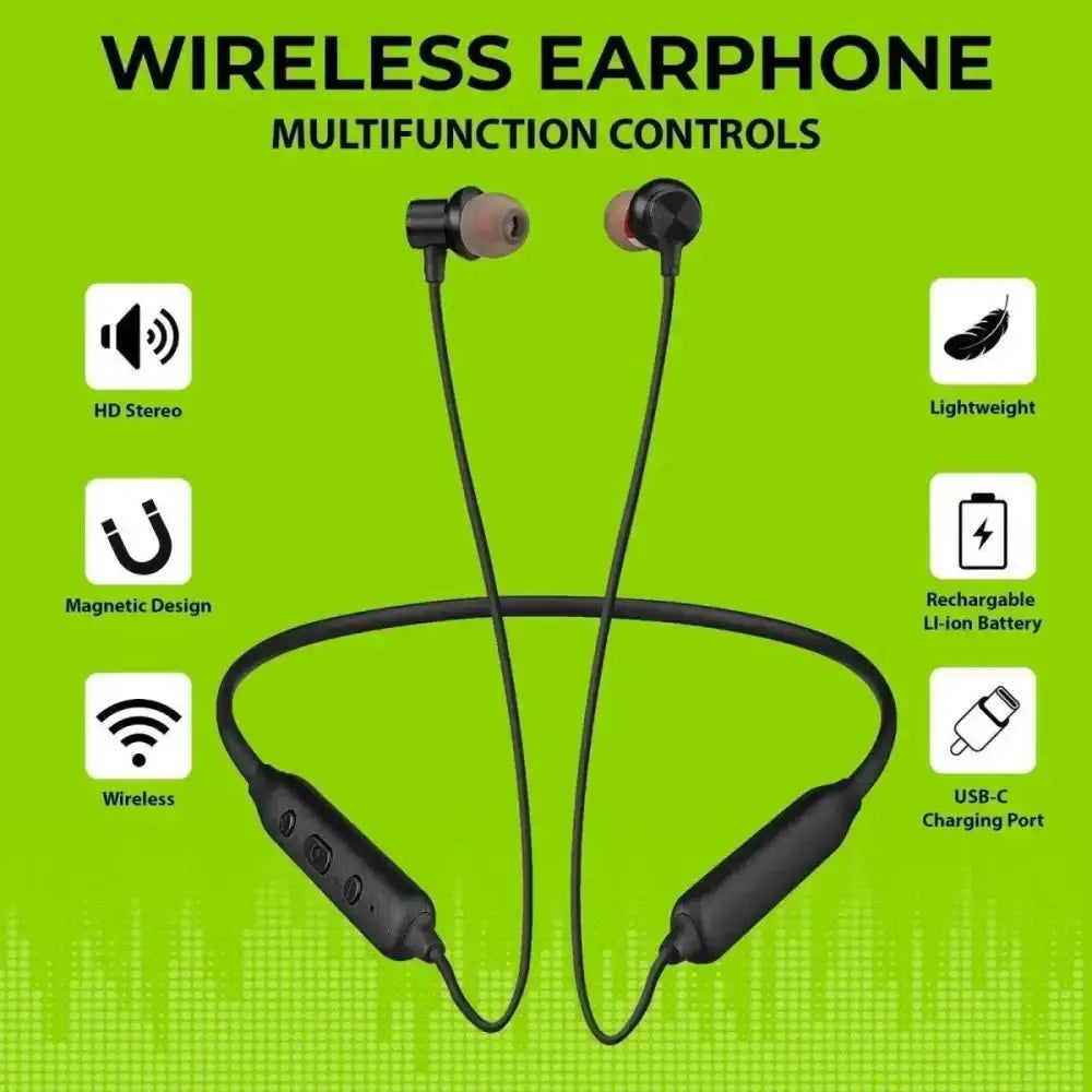 ERD WE - 11 WIRELESS EARPHONE - neckband - neckbandRJ mobiles and accessories ThoothukudiNew arrival