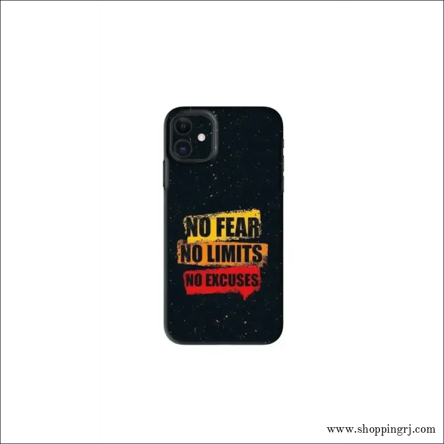 No Fear Limits Excuses Back Skin Wrap - Mobile Skins