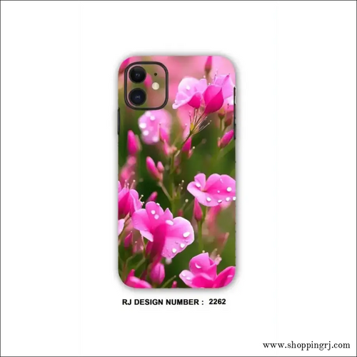 Floral with Water Drop Mobile Skins Rj2262 Mobile Wrapping - Mobile