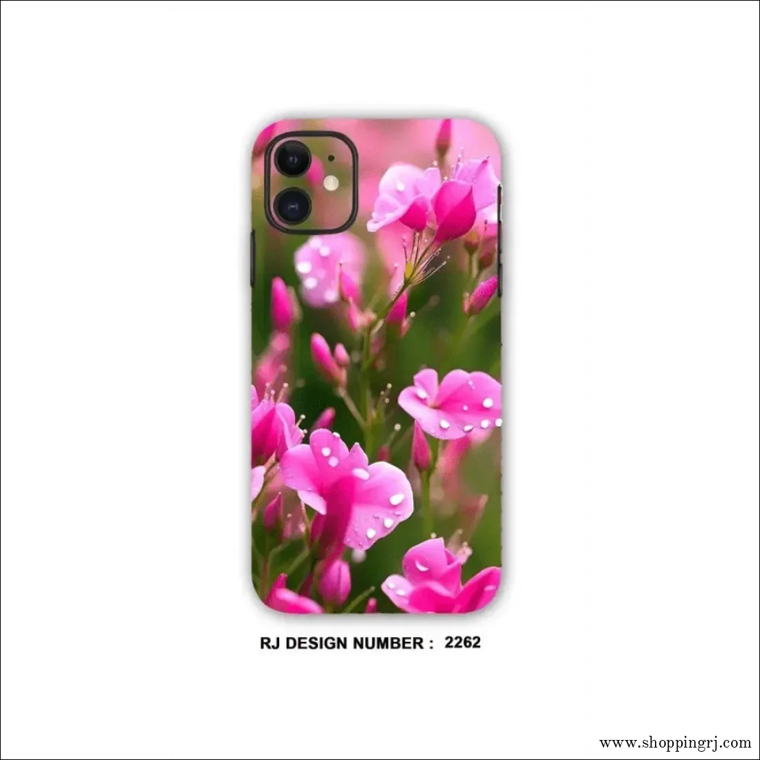 FLORAL WITH WATER DROP mobile skins RJ2262 MOBILE WRAPPING