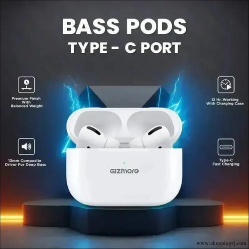 GIZMORE Gizbud 851pro Bluetooth 5.0 in - Ear Wireless Earbuds with Noise Isolation | 12 Hrs Playtime, Touch Control - Earbuds - EarbudsRJ mobiles and accessories ThoothukudiNew arrivel
