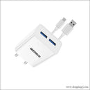 GIZMORE PA604M PRO 5V/2.4A Fast Charging Adapter