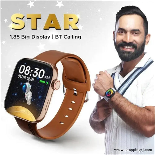 Gizmore Star Smart Watch Big Dial Bluetooth / Rotating Crown - Smart Watch Accessories