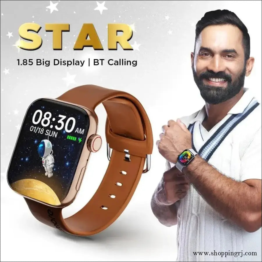 Gizmore Star Smart Watch Big Dial Bluetooth / Rotating Crown - Smart Watch Accessories