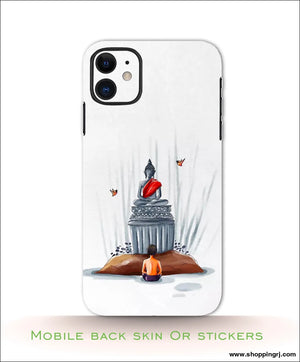 GOD BHUTHA mobile back skins or Mobile stickers RJ1216