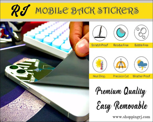 God Bhutha Mobile Back Skins or Mobile Stickers Rj1103
