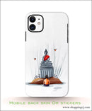 God Bhutha Mobile Back Skins or Mobile Stickers Rj1216