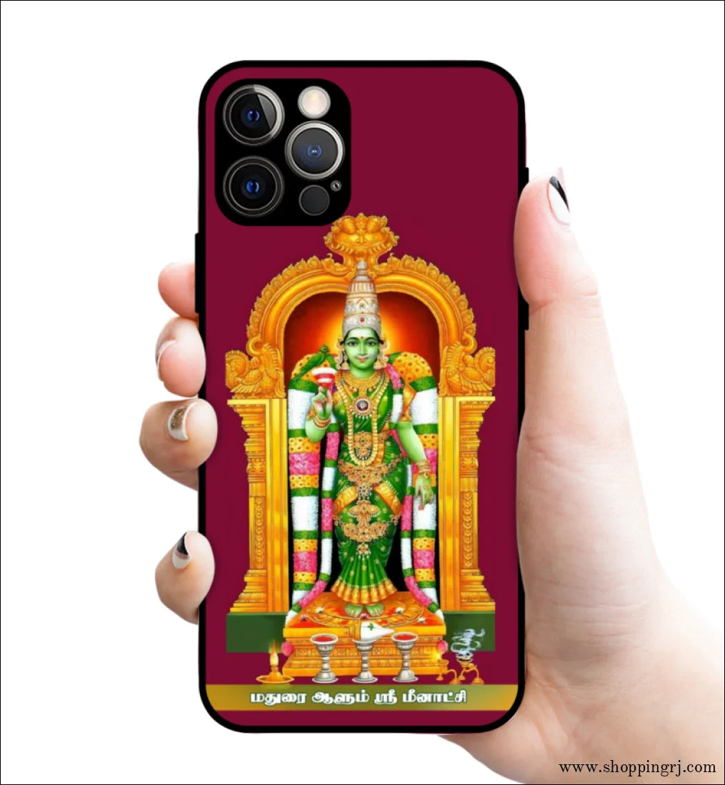 God Menakshi amman glossy Rubber case 3114