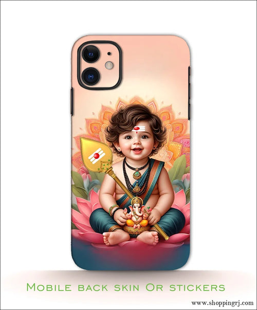 GOD MURUGAN mobile back skins or Mobile stickers RJ2552 - Mobile skins