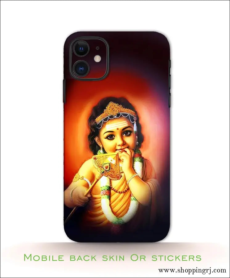 GOD MURUGAN mobile back skins or Mobile stickers RJ715