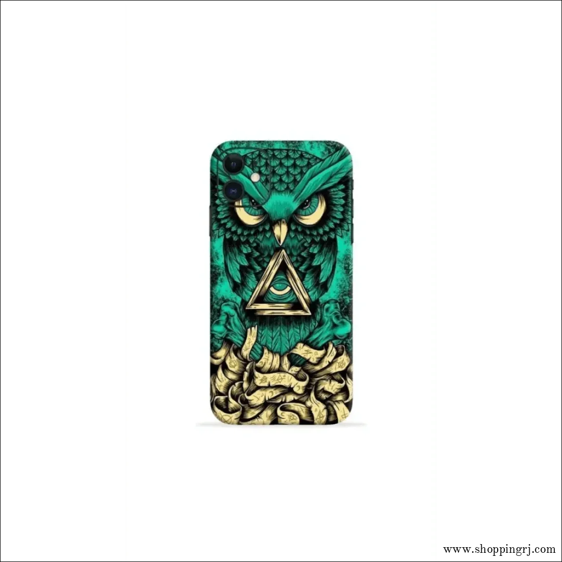 Green Owl Mobile Skin